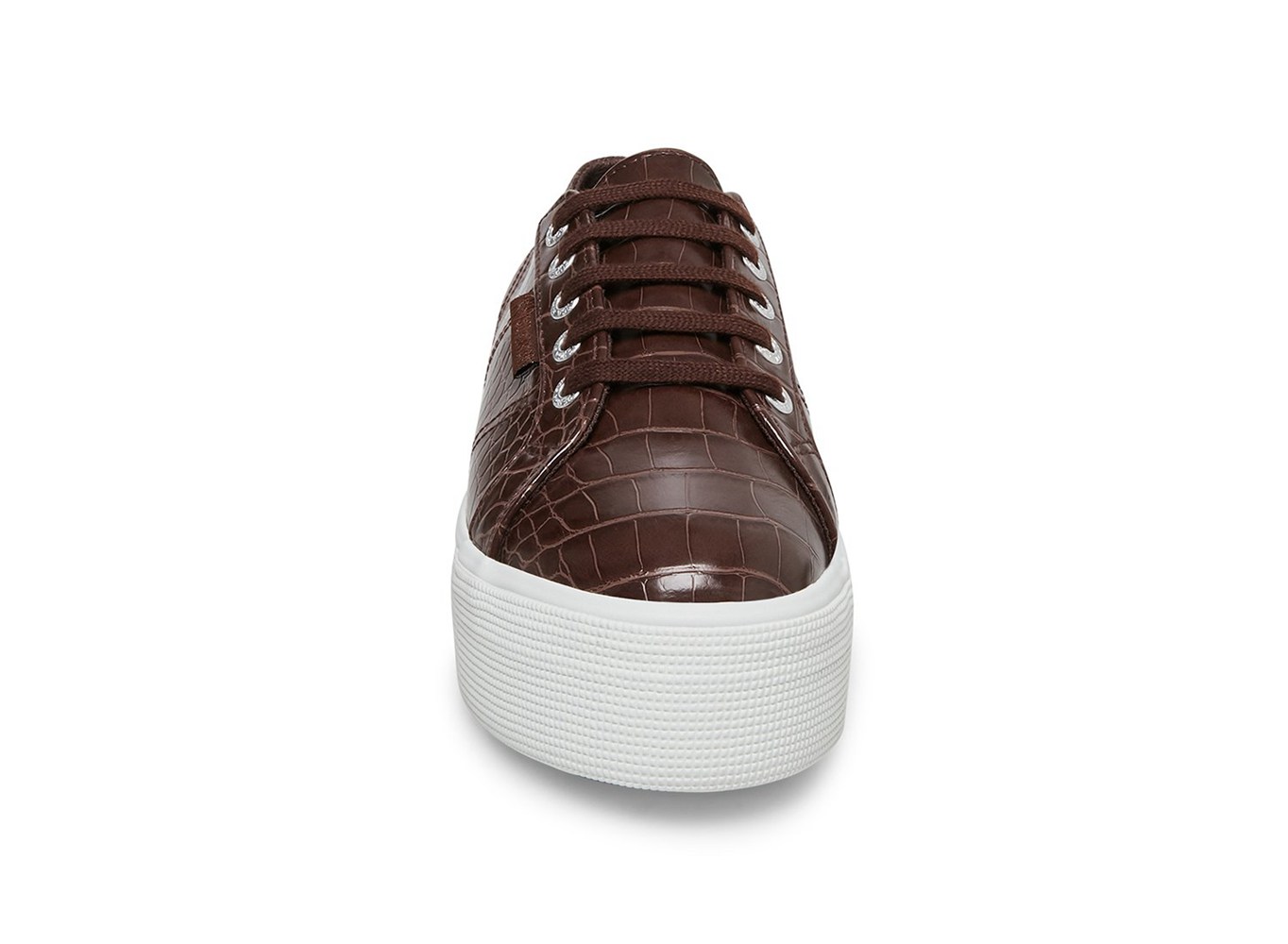 Platform Feminino Marrom - Superga 2790 Faux Crocodile - UOHLP-9240